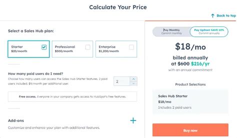 Hubspot Sales Pricing (2024): Compare & Choose Your Plan