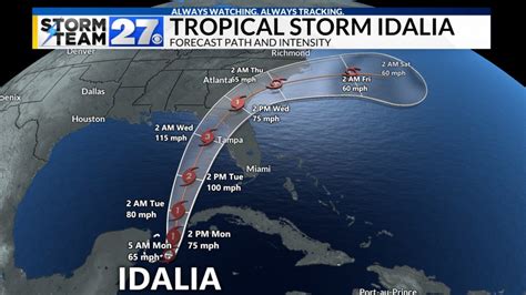 Idalia forecast to become first 2023 U.S. hurricane Youngstown, Ohio