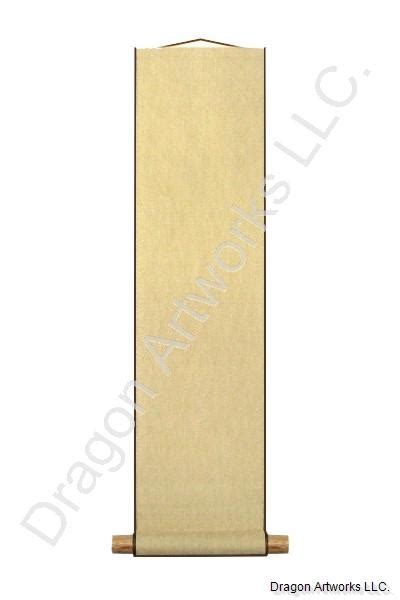 Blank Japanese Scroll - Tanzaku Hanging Scroll