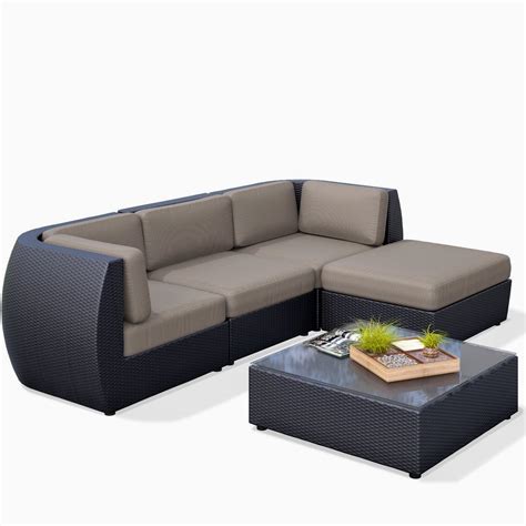 curved sofa: curved outdoor sofa