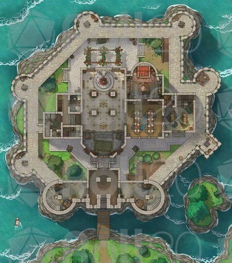 Map Pack Vol 7 - Lake Castle | Roll20 Marketplace: Digital goods for ...