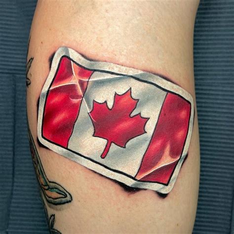 Canadian Leaf Tattoo