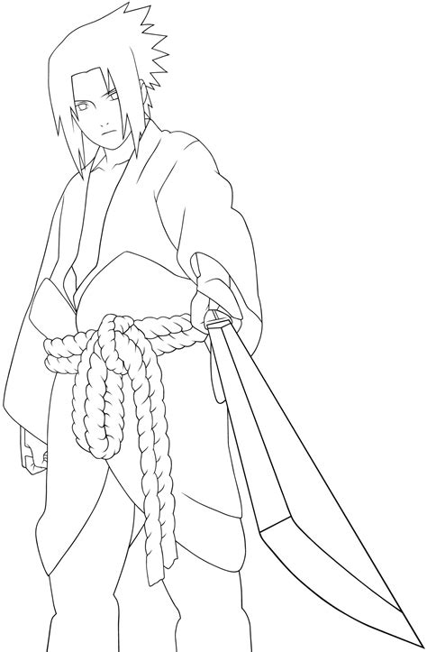 Sasuke Uchiha Coloring Pages at GetColorings.com | Free printable colorings pages to print and color