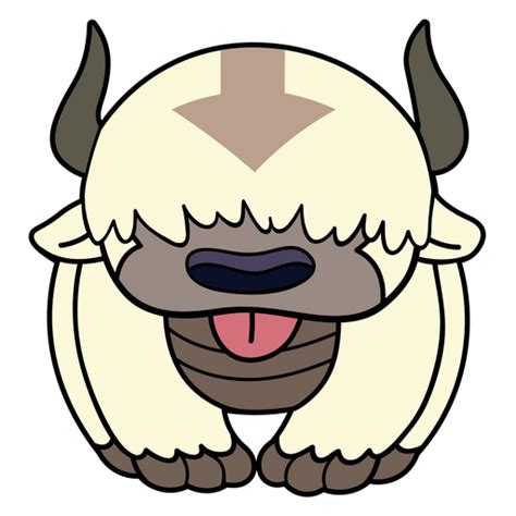 Avatar The Last Airbender Appa Sticker - Sticker Mania