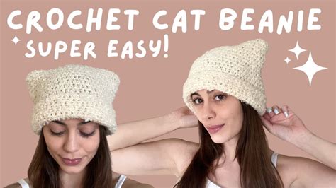 Cat Crochet Beanie Pattern - International Interest Institute