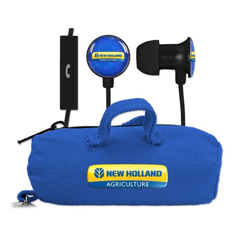 New Holland AG Scorch Earbuds + Mic with BudBag - MobileMars