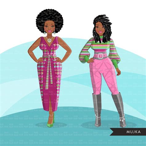 African American Sisters Clipart