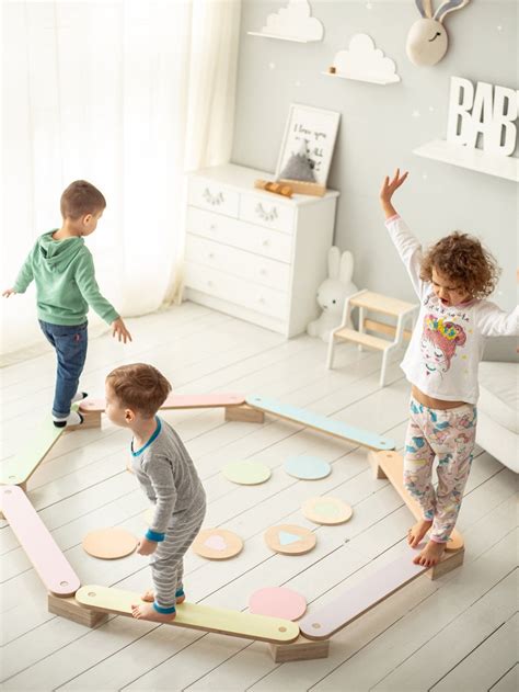 Balance Beam Balance Board Gymnastic Beam Montessori | Etsy