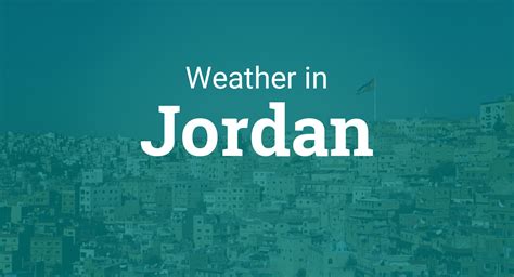 Weather in Jordan