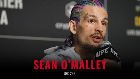 Sean O'Malley UFC 269 post-fight interview after 1st round knock out of Raulina Paiva - YouTube