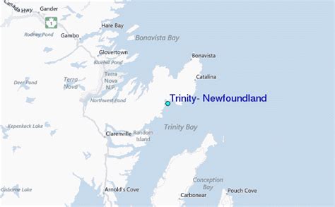 Trinity, Newfoundland Tide Station Location Guide