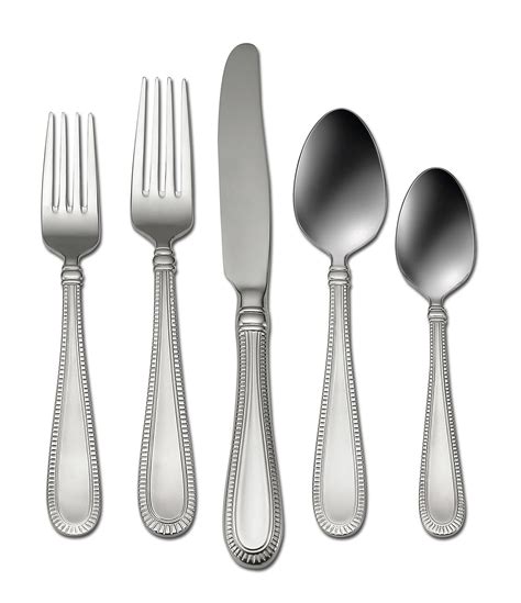 Oneida Interlude Classic Banded Stainless Steel Flatware | Dillards