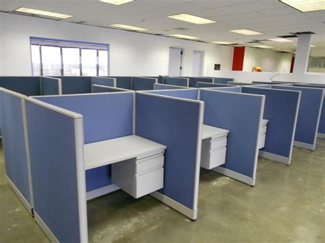 Call Center Cubicles Made to Order - Shown in Warm Caribbean Blue ...