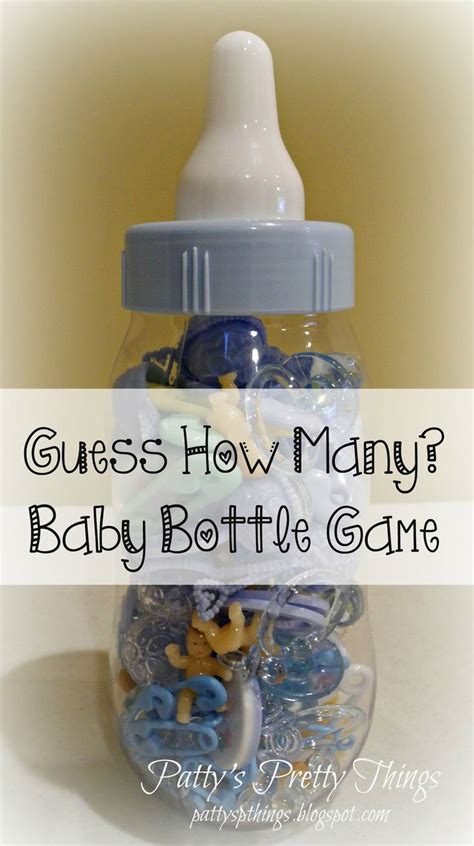 Patty's Pretty Things: "Guess How Many" Baby Bottle Game | Baby bottles ...