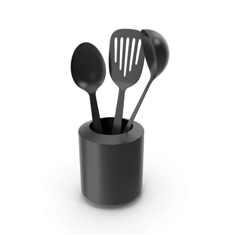 Black Kitchen Utensils PNG Images & PSDs for Download | PixelSquid - S111635186