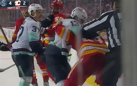 "He only fights smaller guys": NHL fans react as Brandon Tanev and ...