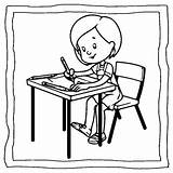 Coloring Pages Desk sketch template