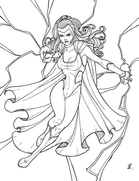 Storm superhero coloring pages download and print for free