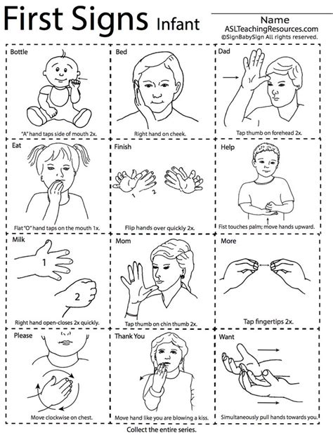 First Signs flash cards. Teaching your baby to sign has many benefits ...