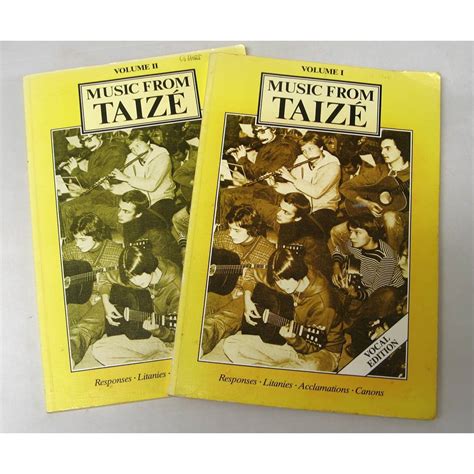 Music from Taize; Volume 1 & 2 Vocal Edition | Oxfam GB | Oxfam’s Online Shop