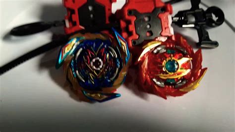 Beyblade Battle of BRAVE VALKYRIE vs SUPER HYPERION by SOLONG4U - YouTube