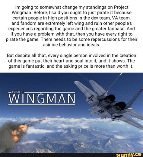 Projectwingman memes. Best Collection of funny Projectwingman pictures ...