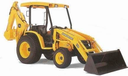 John Deere 110 Tractor Loader Backhoe Maintenance Guide & Parts List