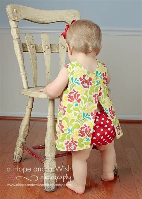 PDF Dress Pattern Easy Reversible Baby Dress Sewing by tiedyediva