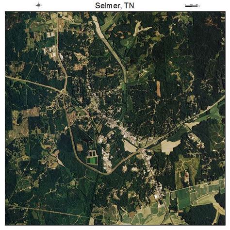 Aerial Photography Map of Selmer, TN Tennessee