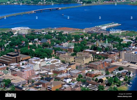 Aerial of Charlottetown, Prince Edward Island, Canada Stock Photo - Alamy