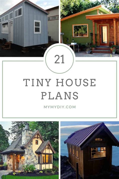 21+ DIY Tiny House Plans [Free] - MyMyDIY | Inspiring DIY Projects