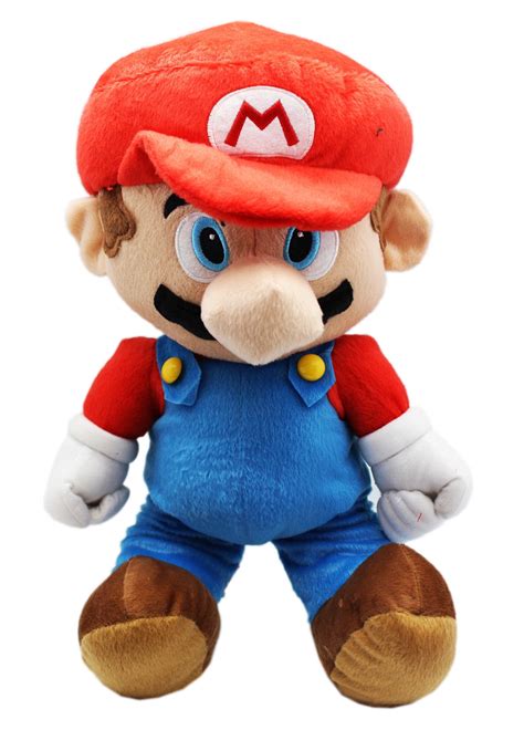 Super Mario Bros. Classic Mario Large Plush Toy With Secret Zipper Pocket (17in) - Walmart.com