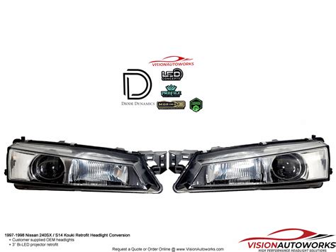 Nissan 240SX Kouki S14 - 3" Bi-LED projector conversion – VisionAutoworks