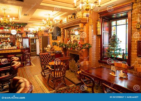 Luxurious Interior of English Restaurant Stock Image - Image of hall, restaurant: 261098867