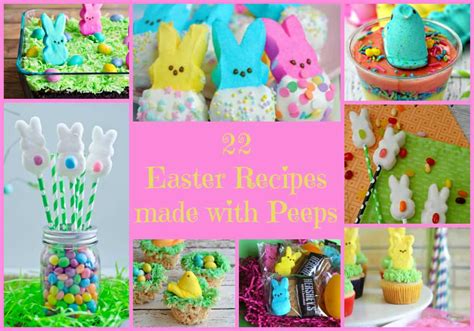 22 Easter Recipes made with Peeps - A Sparkle of Genius