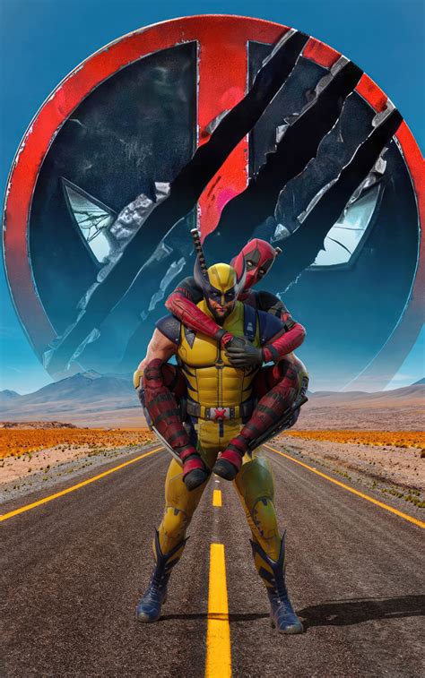 802x1282 Resolution 4K Wolverine And Deadpool Friendship FanArt ...