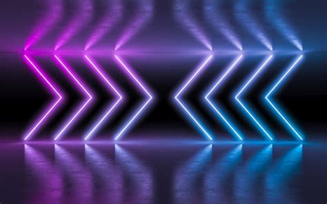 Premium Photo | Abstract background purple and blue neon glowing lights ...