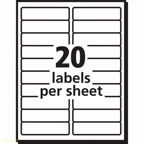 Staples Return Address Labels Template Lovely Labels Per Sheet Template Excel Avery Xerox Address