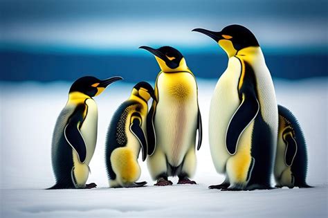 Premium Photo | Emperor Penguin Chicks