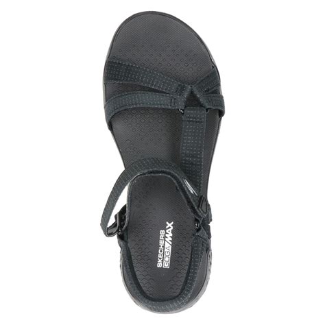 Skechers Goga Max - Sandalen voor dames - Zwart - Shoemixx.nl