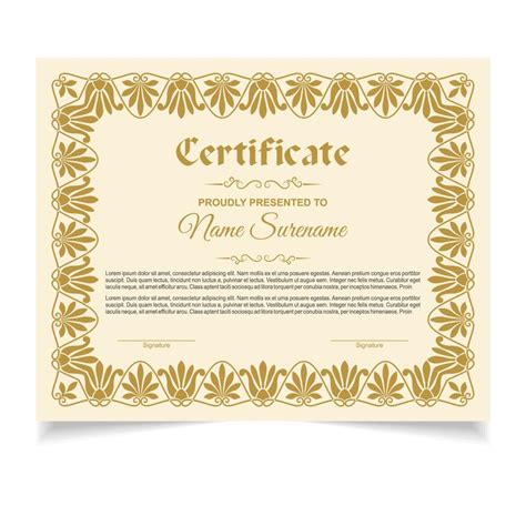 Certificate or diploma design 20821020 Vector Art at Vecteezy