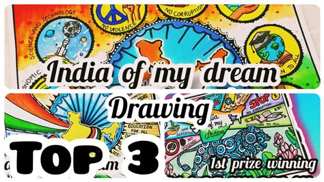 India of my Dream in 2047 Drawing/My vision for India in 2047 drawing/Independence day drawing ...