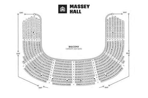 Seating Map | Massey Hall