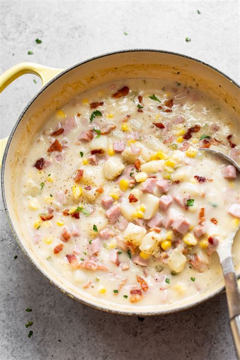 Easy Ham and Corn Chowder • Salt & Lavender