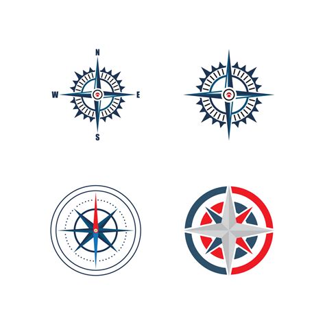 compass logo template vector icon illustration 3695681 Vector Art at ...