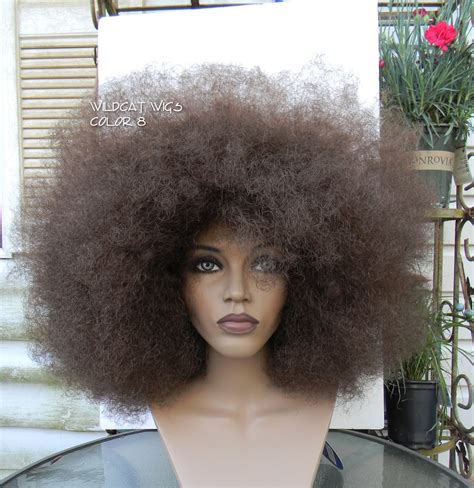 AFRO .. Big Jumbo Afro Wig .. Brown. Unisex Wig .. Costume or Theater Wig. HAIR .. Godspell ...