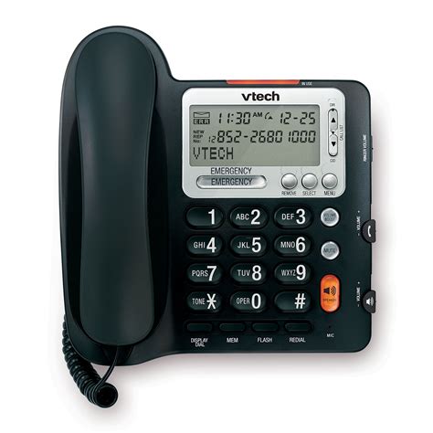 Big Button Analog Corded Telephone with Caller ID and Speakerphone (CD1281) - telecomdepotdirect.com