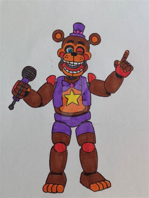 Rockstar Freddy [Fazbear Legacy] by ArtisticArtAndStuffs on DeviantArt