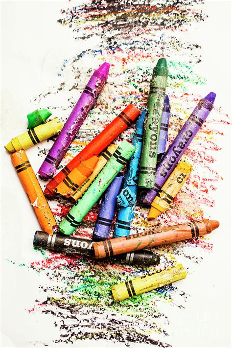 Broken Crayons Background