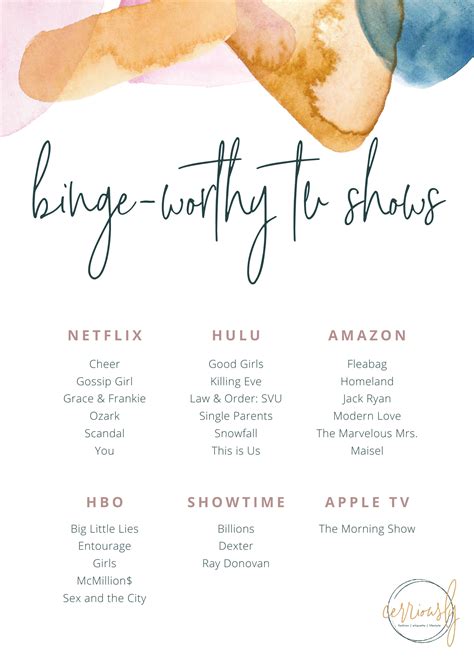 binge-worthy tv shows — cerriously